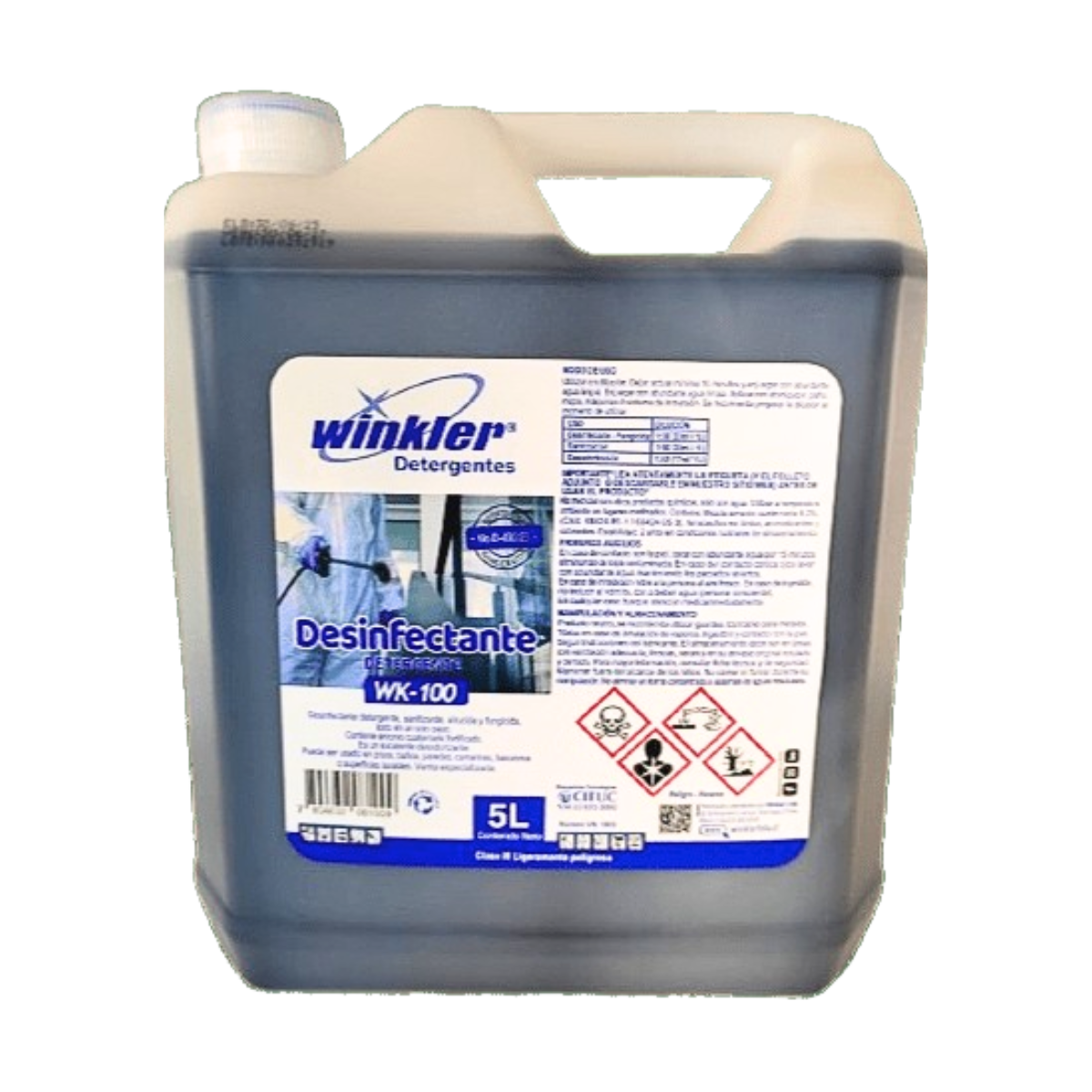 Detergente Desinfectante Winkler WK-100 5L