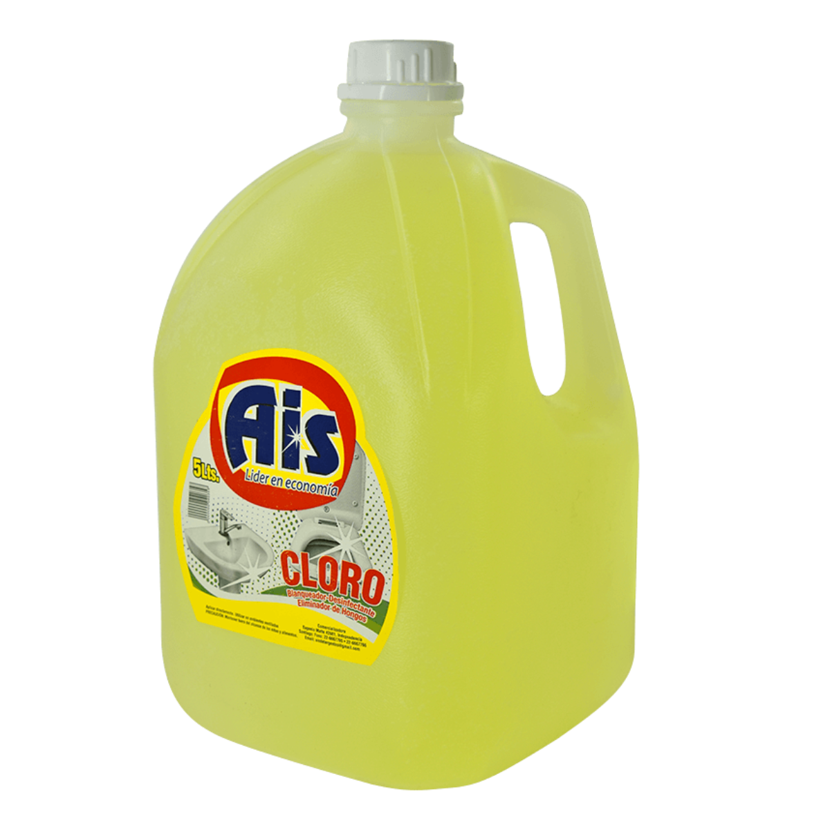 Cloro Líquido Ais Concentrado 2.5% 5L