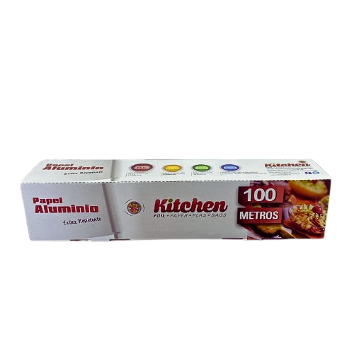 Papel aluminio kitchen pack con caja autocorte