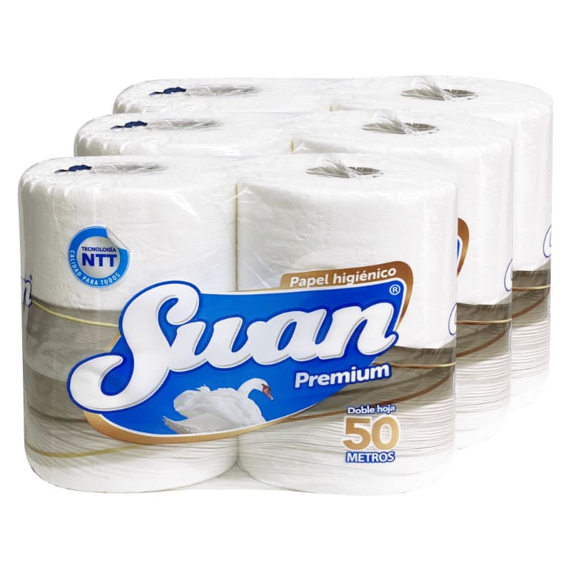Papel Higienico Swan Premium Doble Hoja 4x50m