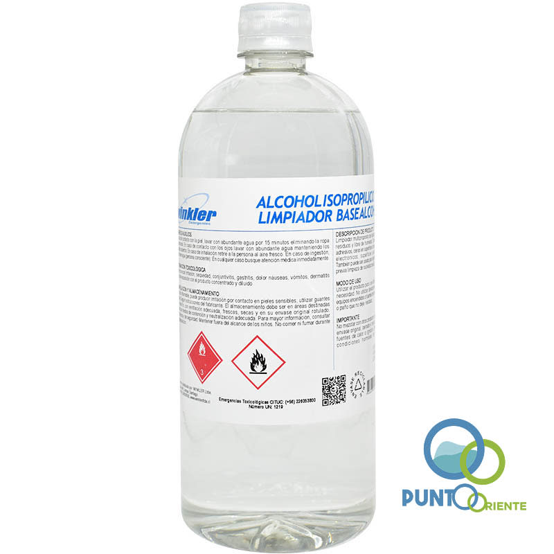 Alcohol Isopropílico 70% Winkler 1L
