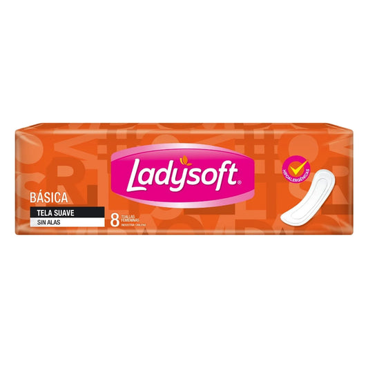 Toallitas Higiénicas Ladysoft Diario Clásica 8 un.