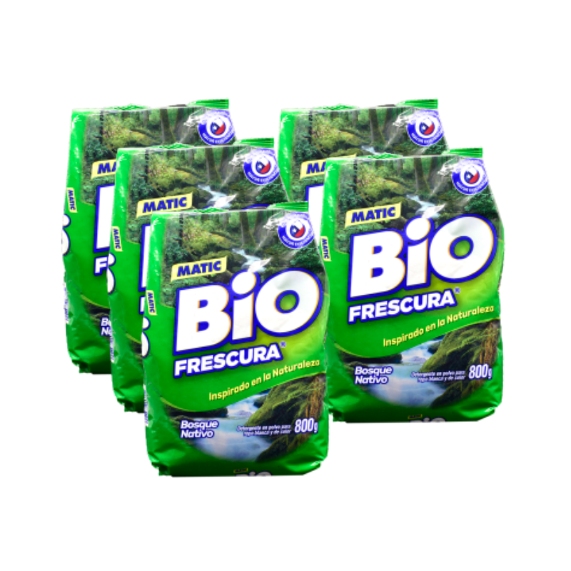 Detergente en Polvo Biofrescura 800g