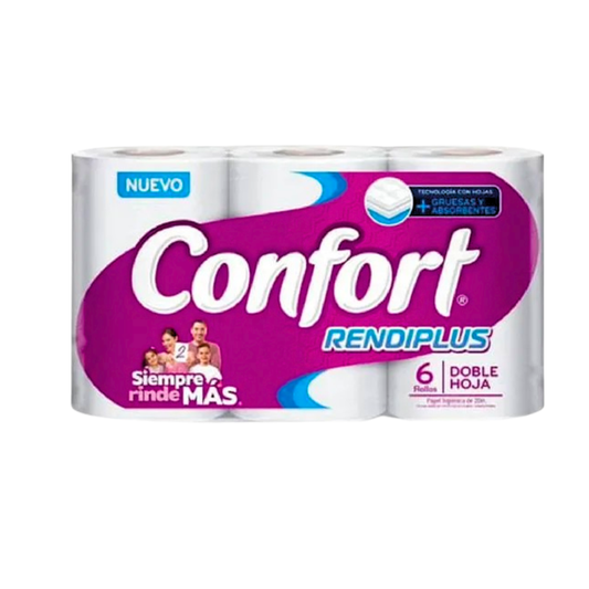 Papel Higiénico Confort Doble Hoja