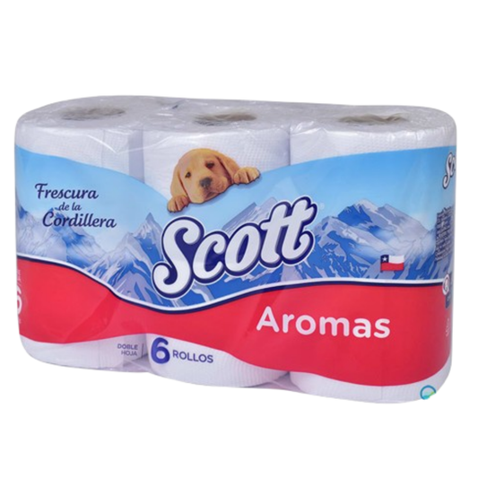 Papel Higienico Doble Hoja Scott Aromas 6x21m