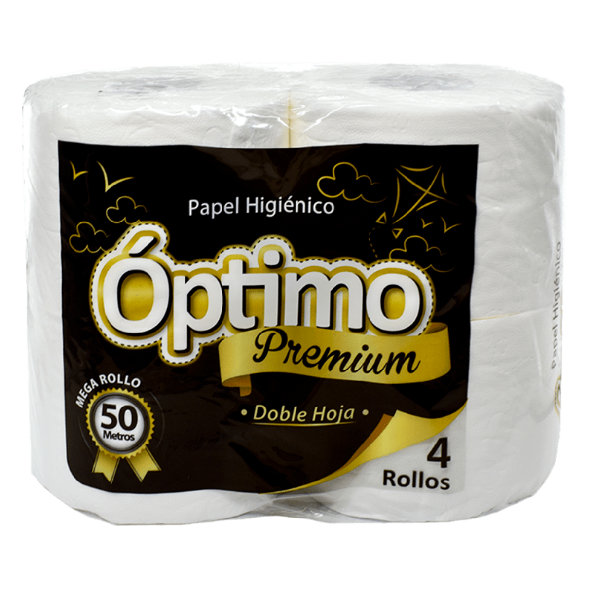 Papel Higienico Optimo Doble Hoja 4x50m