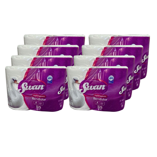 Papel Higiénico Swan Rendidor Doble Hoja4x50m