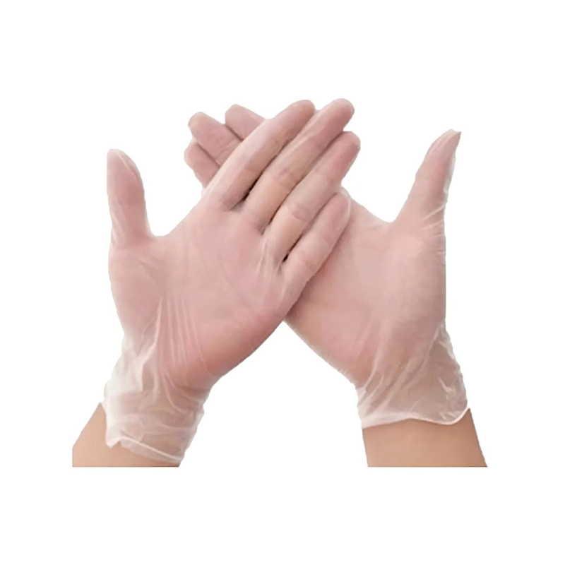 Guantes de Vinilo Transparente (Caja 100 un.)