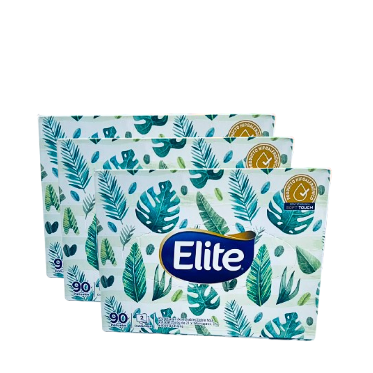 Pañuelo facial Profesional desechable Elite 21x14cm caja 50 y 90 un.