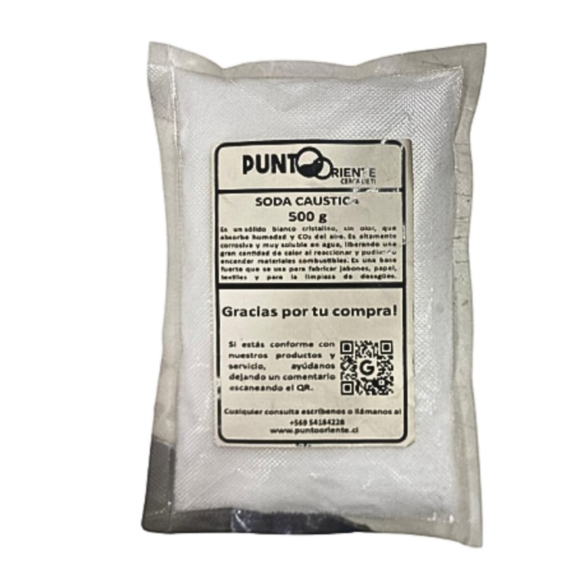 Soda Cáustica en Perlas 500 g