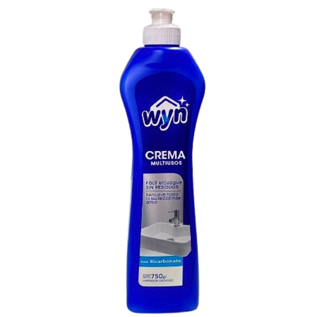Limpiador en Crema Wyn con Bicarbonato 750 mL