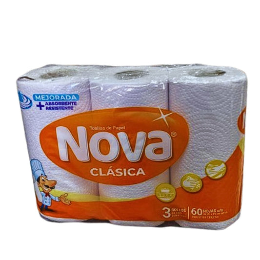 Toalla de Papel Nova Clásica 3x12m
