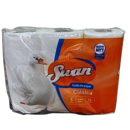 Toalla de Papel Hogar Swan 3x12 m