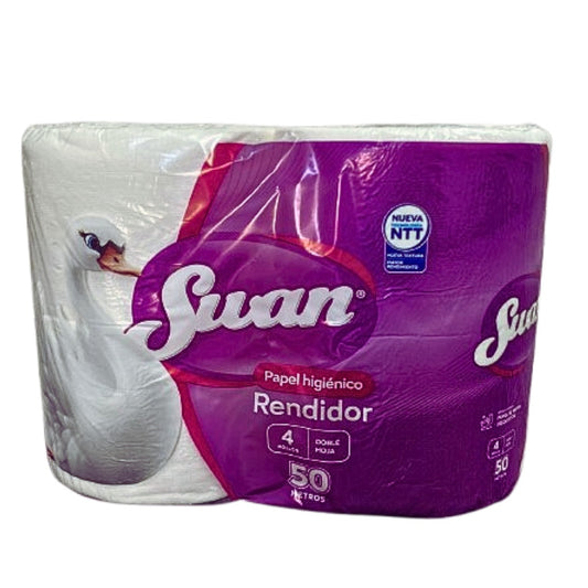 Papel Higiénico Swan Rendidor Doble Hoja4x50m