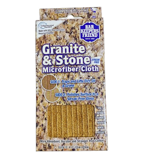 Paño microfibra para limpiar piedra y granito 33x33cm Bar Keepers Friend