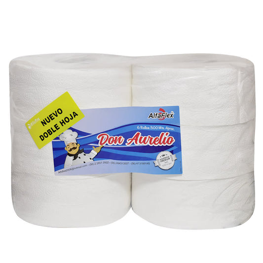 Papel higiénico Don Aurelio Premium 6x300m