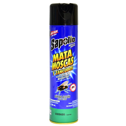 Insecticida Sapolio Mata Moscas y Zancudos 360ml