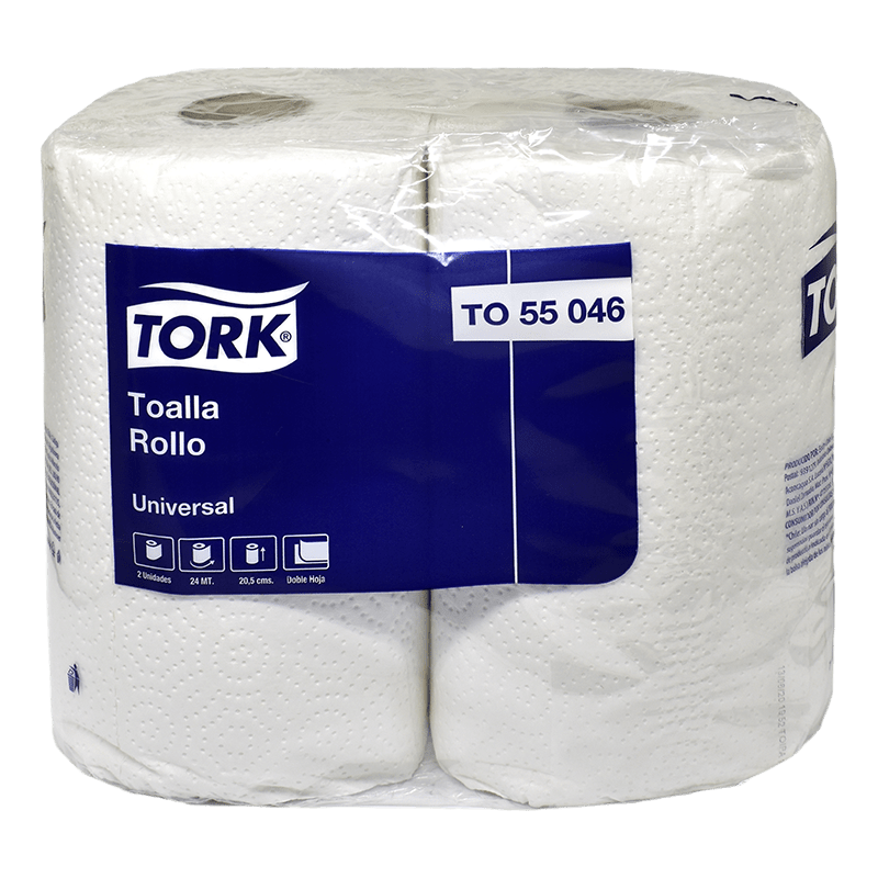 Toalla de Papel Tork Doble Hoja 2x24m