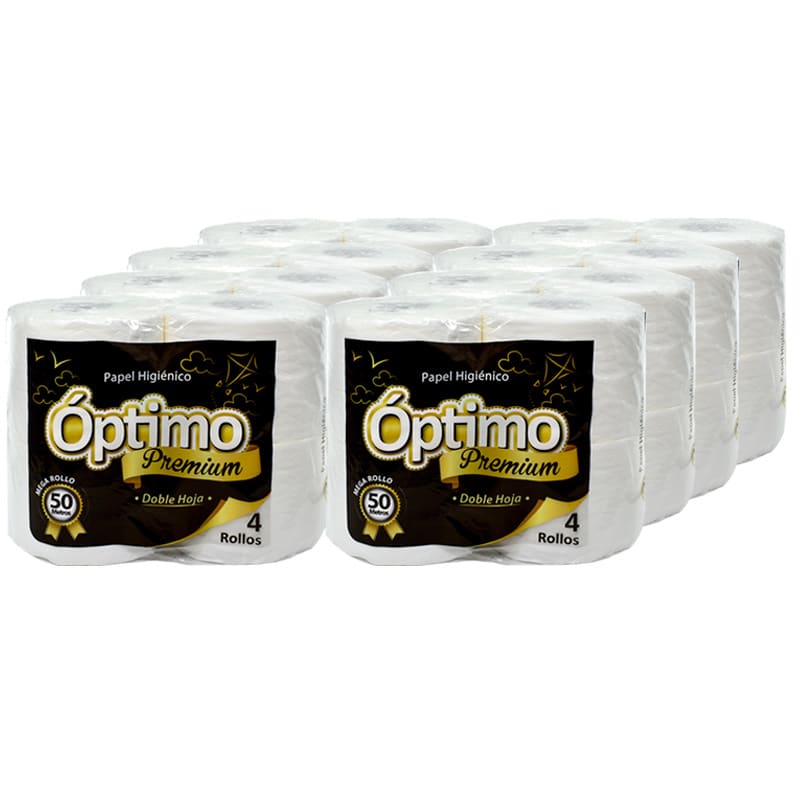 Papel Higienico Optimo Doble Hoja 4x50m
