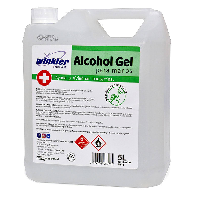Alcohol Gel Incoloro Winkler