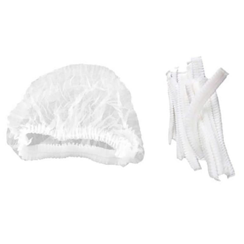 Cofia o Gorro Clip de Pelo Blanca 100 un.