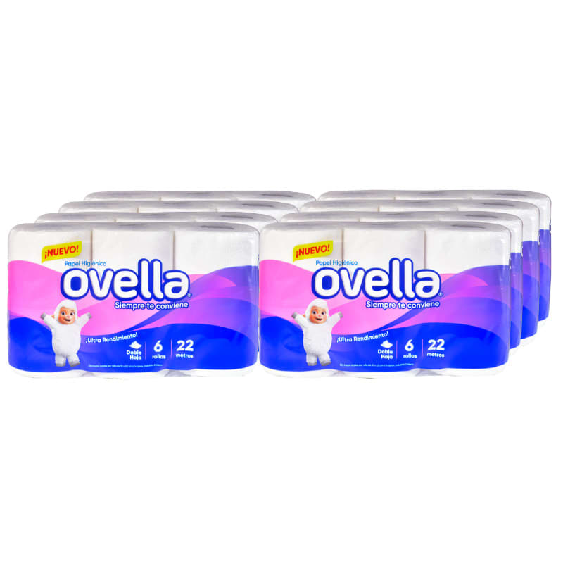 Papel higiénico Ovella 6x22m