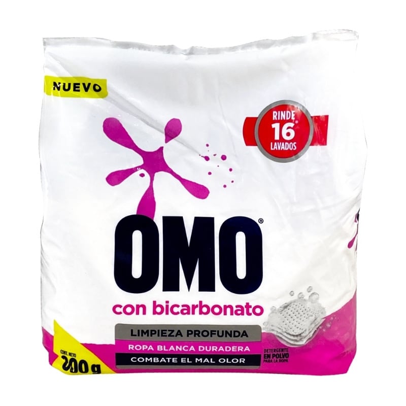 Detergente en Polvo Omo 400g y 800g