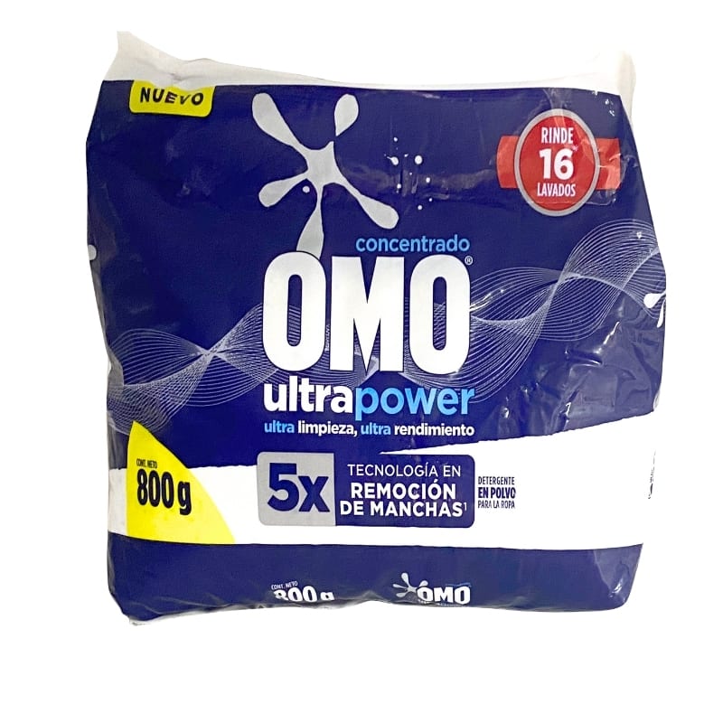 Detergente en Polvo Omo 400g y 800g